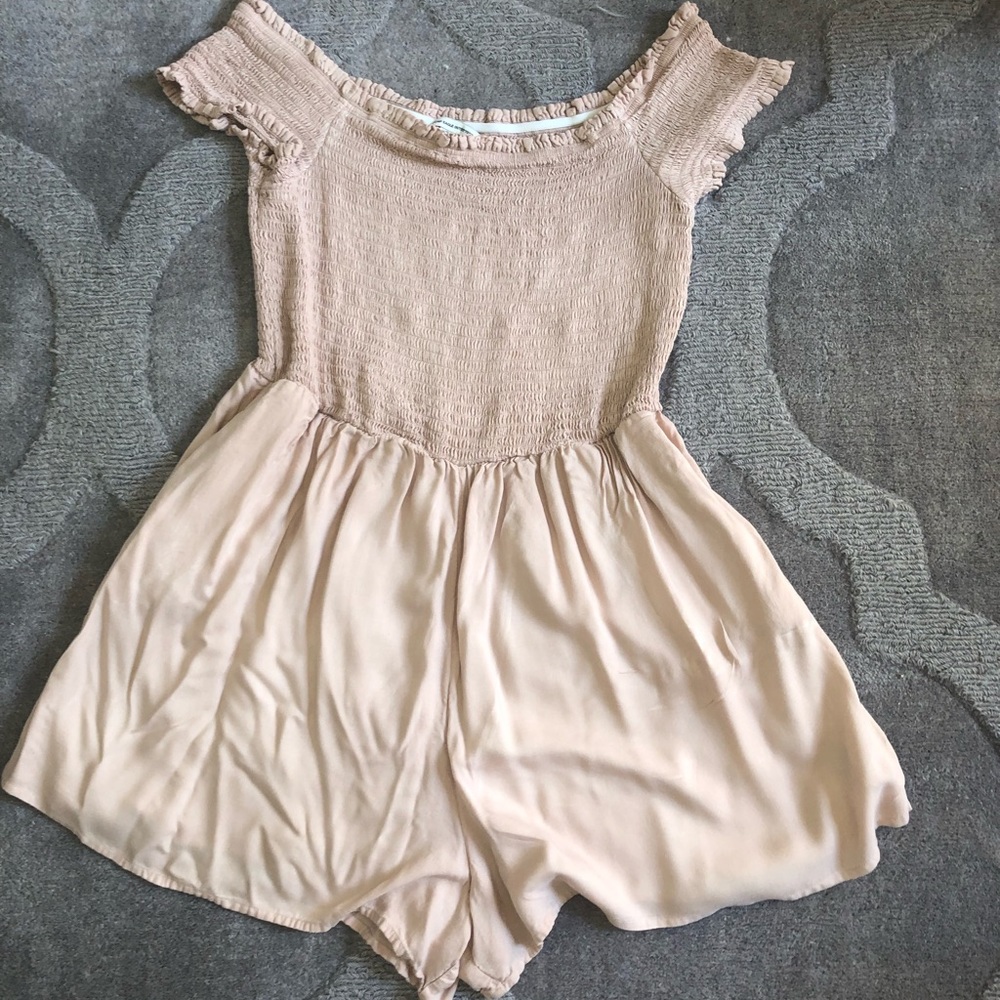 light pink romper